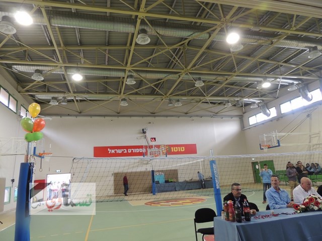افتتاح القاعة الرياضية في مدرسة النجاح الاعدادية